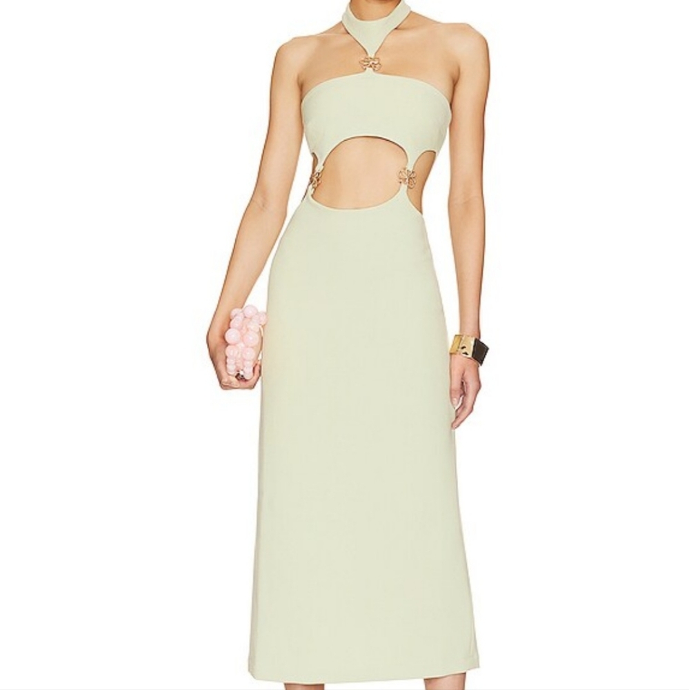 Cult Gaia Olivia Gown in Jade